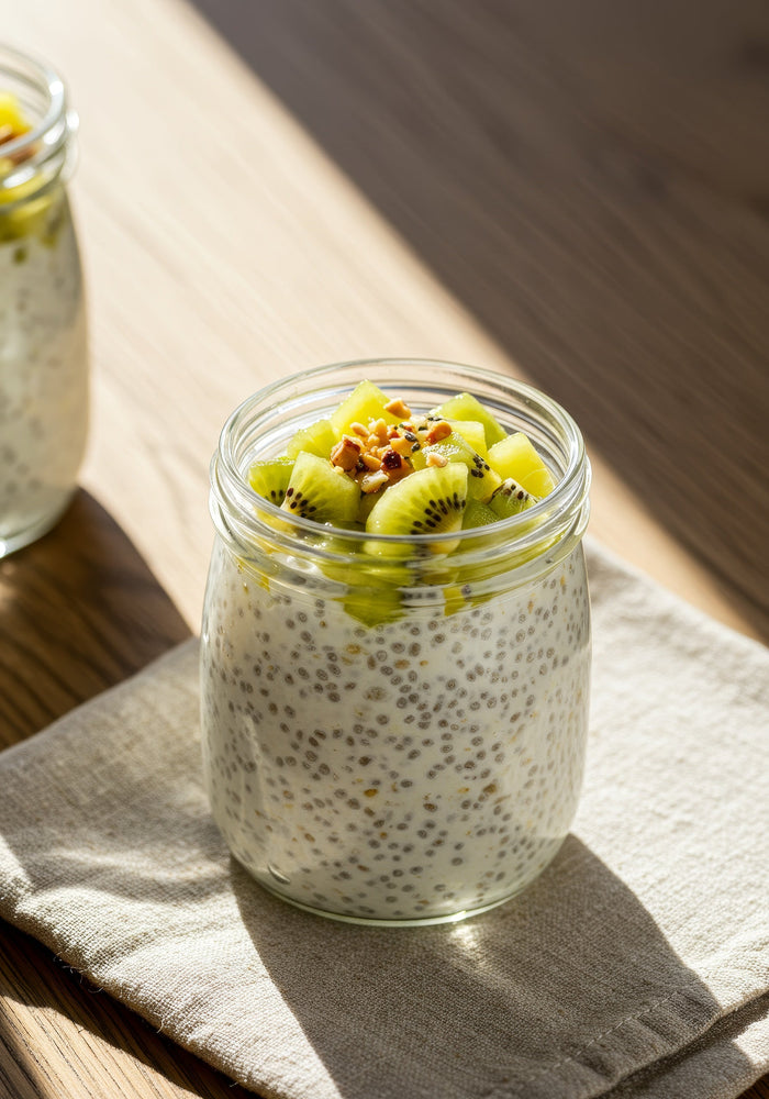 Chia Yoghurt Protein Pudding with Fresh Fruit Salsa