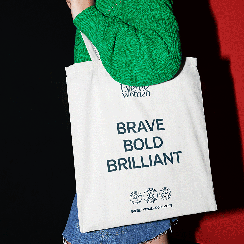 ‘Bold, Brave, Brilliant’ Tote Bag
